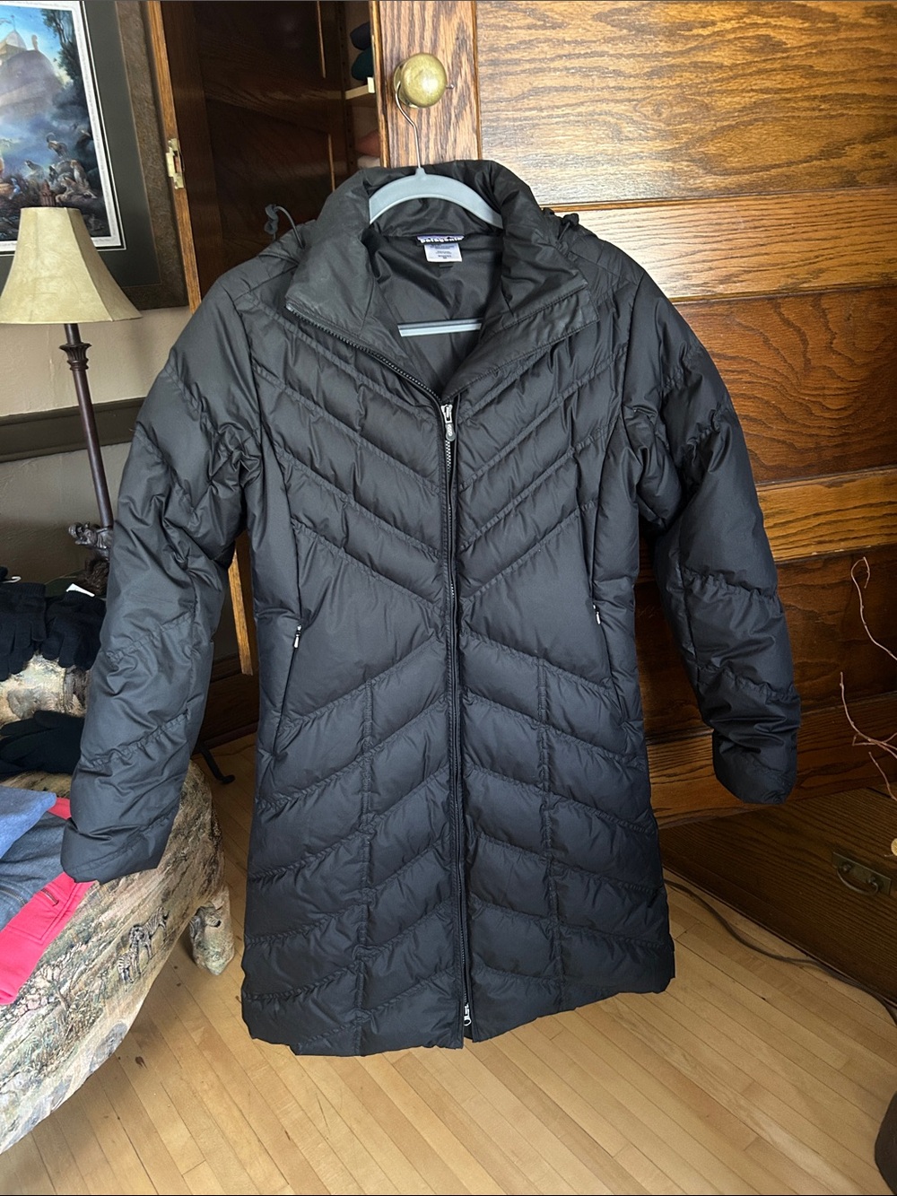 Patagonia Women’s Black Long Puffer Coat